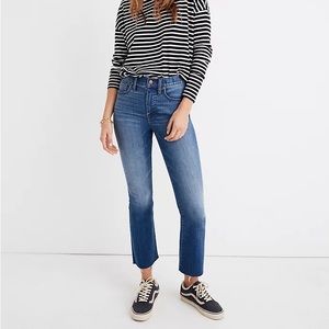 Madewell Cali Demi-Boot Jeans in Kemper Wash: Back-Seam Edition